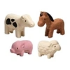 Image de Jouet en bois Plan Toys 4 Figurines animaux de la ferme