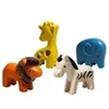 Image de Jouet en bois Plan Toys 4 Figurines animaux de la savane