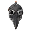 Image de Halloween Cosplay Bec Masques Oiseau Bouche Fête Costume Visage Couverture - Noir Argent