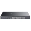 Image de Omada SG3428XMPP V1.8 - Commutateur - C2+ - Géré - 16 x 10/100/1000 (PoE+) + 8 x 10/100/1000 (PoE++) + 4 x Ethernet 10 Go SFP+ - Montable sur rack -