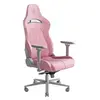 Image de Chaise Gaming Enki Quartz Hauteur Réglable Simili Cuir Aluminium Rose