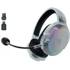 Image de Razer Barracuda X Chroma Phantom White - Casque Gaming sans Fil Multi-Plateforme - 285g - Haut-parleurs Triforce 40mm - Double Connexion sans Fil HyperSpeed & Bluetooth - RGB | Édition Phantom White en occasion ou reconditionné