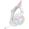 Image de Razer Kraken Kitty V3 Pro - Casque Gaming sans Fil RGB Kitty - Oreilles de Chat réactives pour Le Streaming - Membrane Triforce 40 mm, Hyperspeed Wireless et Bluetooth, THX Spatial Audio | Blanc en occasion ou reconditionné