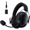 Image de Razer BlackShark V3 pour PlayStation - Casque sans Fil pour e-Sport - Haut-parleurs Triforce 50mm - Microphone Amovible - HyperSpeed 2,4 GHz & Bluetooth - THX Spatial Audio - PS5/PC | Noir en occasion ou reconditionné