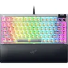 Image de Razer BlackWidow V4 75% Phantom White - Clavier Gaming mécanique Hot-Swap - Commutateurs tactiles Orange - Rouleau multimédia & 2 Touches multimédia dédiées - Clavier US | Édition Phantom White en occasion ou reconditionné