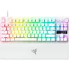 Image de Razer Huntsman V3 Pro Tenkeyless 8KHz - TKL PC Clavier Gaming mécanique - 8KHz HyperPolling - Switches optiques analogiques - 0,1-4,0mm - Snap Tap - Rapid Trigger - Clavier US QWERTY | Blanc en occasion ou reconditionné