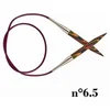 Image de Aiguilles à tricoter circulaires fixes en bois cable 80 cm Symfonie du n° 3,75 à 6,5 -(...) -