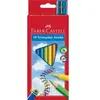 Image de Faber-castell buntstifte jumbo dreikant, 10er kartonetui dreieckig, umweltfreundlicher wasserlack, lnge: 175 mm, bruchgeschtzte