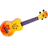 Image de Soprano Finition Fleurs Hibiscus Orange Brillant Soprano