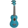 Image de Ukulélé Soprano Slim Bleu Satin + Housse Soprano