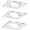 Image de Spot à encastrer en métal blanc