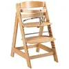 Image de Chaise haute bébé évolutive en bois naturel