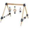 Image de Arche d'éveil avec pendentifs en bois naturel / anthracite