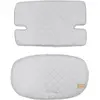 Image de Coussin chaise haute bébé hydrofuge 2 pcs gris