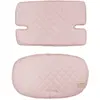 Image de Coussin chaise haute bébé hydrofuge 2 pcs rose