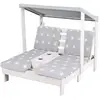 Image de Chaise longue double pour enfants avec coussin d'assise