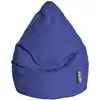 Image de Pouf poire xxl d'intérieur bleu foncé 80x130cm