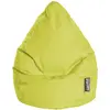 Image de Pouf poire xxl d'intérieur vert anis 80x130cm