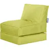 Image de Pouf extérieur uni vert anis dépliable 70x80x90