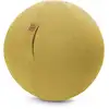 Image de Balle d'assise aspect feutrine moutarde avec poignée polyester d65