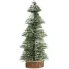 Image de Sapin enneigé vert décoratif - miniature 25 cm