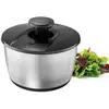 Image de Essoreuse à salade Inox Noir 16x27x27 cm