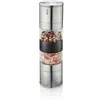 Image de Moulin double en acier inoxydable argent