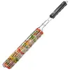Image de Panier à mailles pour barbecue en acier inoxydable 49x4 cm