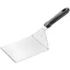 Image de Spatule barbecue xxl en acier et plastique noir 32x14 cm