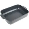 Image de Plat four céramique rectangle ardoise 32cm