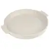 Image de Moule à tarte céramique écru D30cm