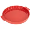 Image de Moule à tarte céramique rouge D30cm