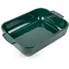 Image de Appolia plat four céramique rectangle vert forêt 32 cm - 12.5in
