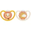Image de Nuk 2 Sucettes Perfect Match Air 6-18m Chat/Ours Polaire