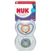 Image de NUK 2 Sucettes Perfect Match Air Nuit 0-6m Lion lot de 2