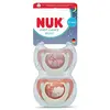 Image de Nuk 2 Sucettes First Choice Nuit 0-6m Lapin/Mouton