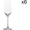Image de Lot de 6 Flûtes à champagne en Cristallin, transparent, 20 cl