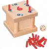 Image de Jeu de dés en bois 9x9x8cm