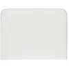 Image de Tête de lit simili cuir blanc, à fixer au mur, 90 cm