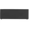 Image de Tête de lit en tissu chiné noir 160 cm