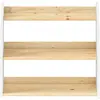 Image de Etagère enfant 3 étagères en bois massif, naturel/blanc