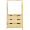 Image de Commode enfant montessori 3 tiroirs en bois, coloris naturel