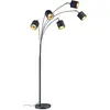 Image de Lampadaire design en métal noir