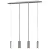 Image de Suspension métal gris 4 lumières