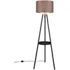 Image de Lampadaire design en métal noir