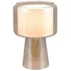 Image de Lampe design en verre ambre