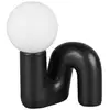 Image de Lampe design en céramique noir