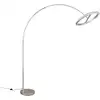 Image de Lampadaire design en métal gris