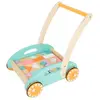 Image de Chariot de marche en bois multicolor