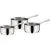 Image de Set de 3 casseroles inox 16/18/20cm